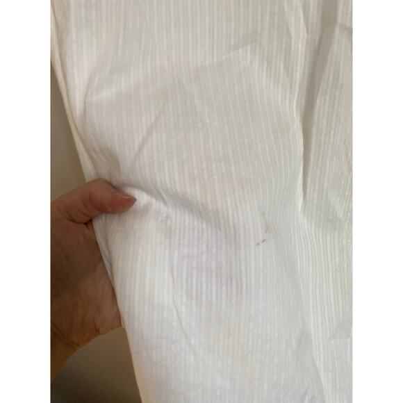 Sonoma Embroidered Cotton Cream Peasant Blouse Large Boho Coastal Cowgirl Dainty - Picture 6 of 6